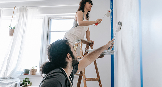 peinture-maison-neuve-batilor budget peinture sols construction maison